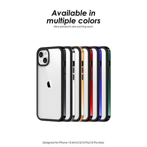 TPU電話で輝くメタルボーダー